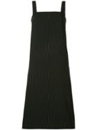 G.v.g.v. Pinafore Pinstriped Dress - Black