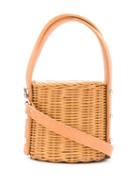Wicker Wings Quan Bucket Bag - Orange