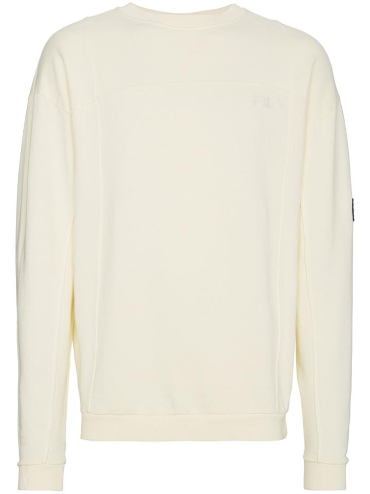Liam Hodges X Fila Crew Neck Cotton Sweatshirt - Yellow & Orange