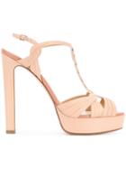 Francesco Russo Hill Platform Sandals - Pink