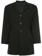 Yohji Yamamoto Vintage Classic Fitted Blazer - Black