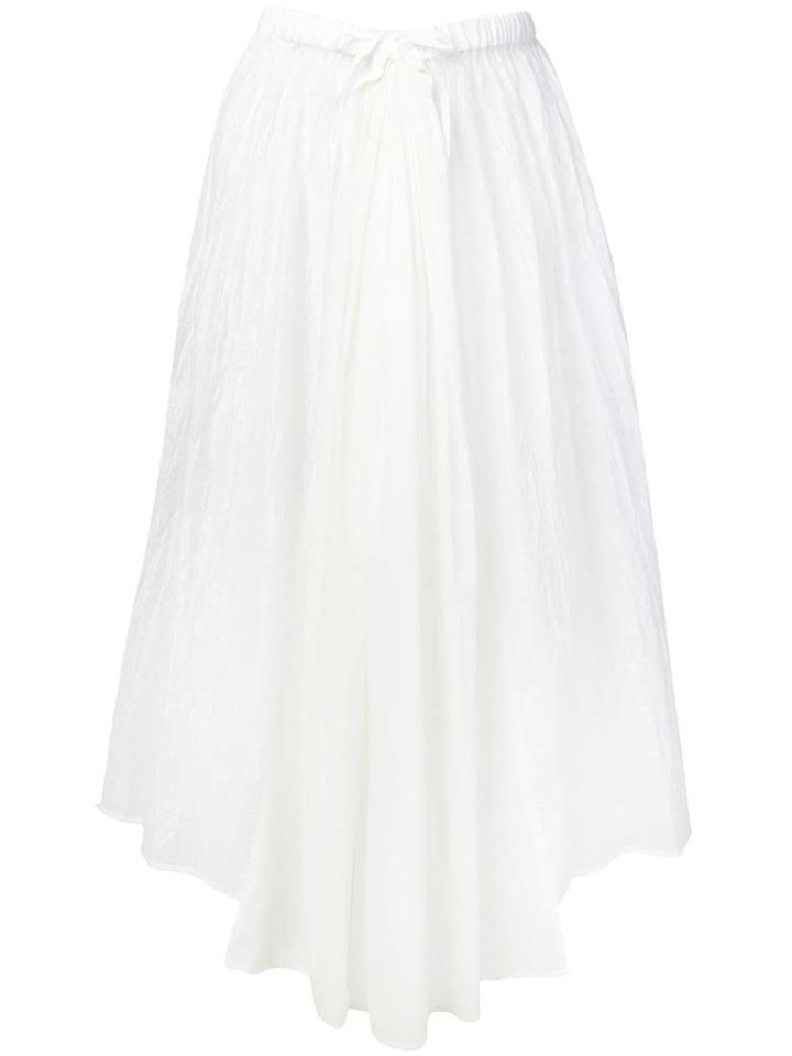 Tsumori Chisato Flared Asymmetric Skirt - White