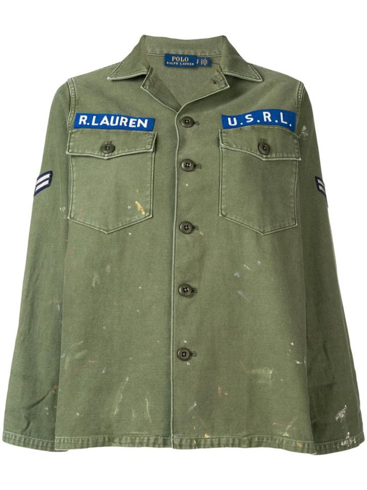 Polo Ralph Lauren Denim Logo Shirt Jacket - Green