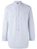 Snow Peak - Striped Shirt - Men - Cotton - S/m, Blue, Cotton