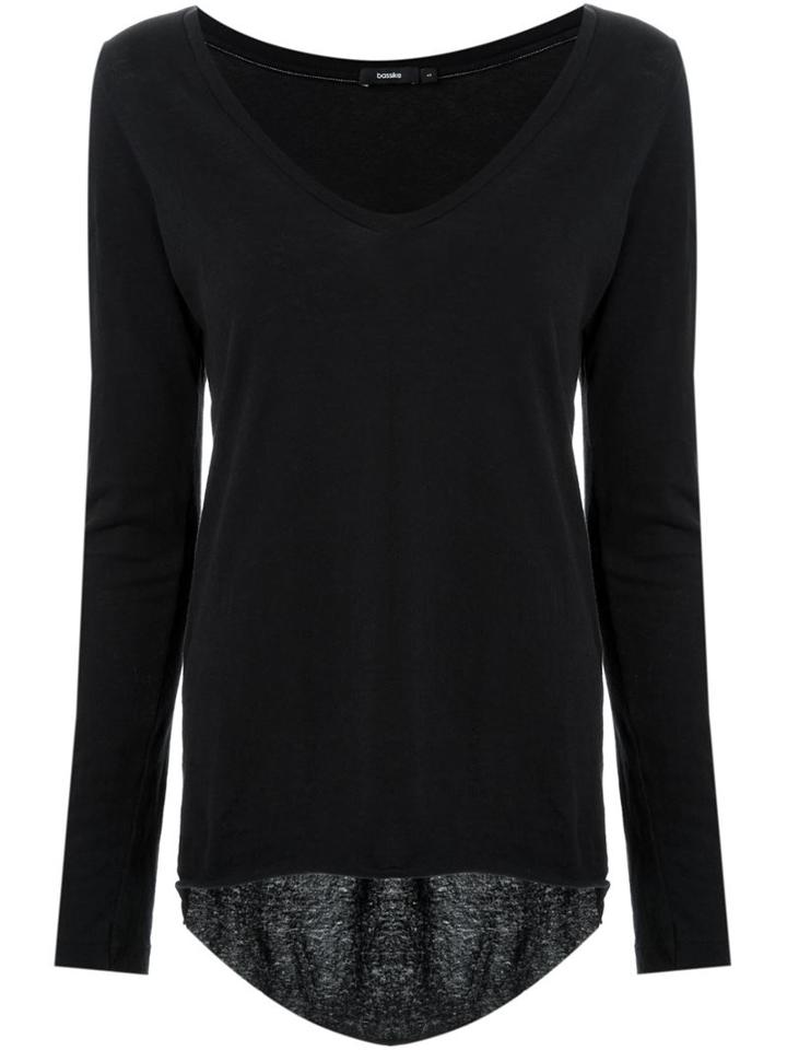 Bassike Long-sleeve T-shirt, Women's, Size: S, Black, Organic Cotton