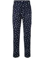 Charles Jeffrey Loverboy Polka-dot Tailored Trousers - Blue