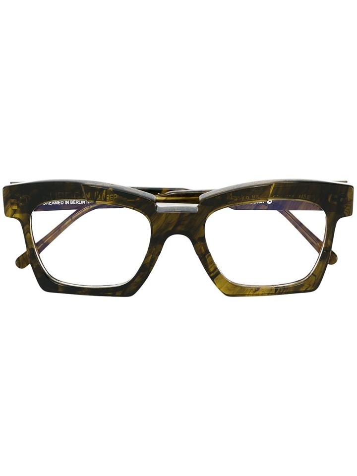 Kuboraum Square Frame Glasses