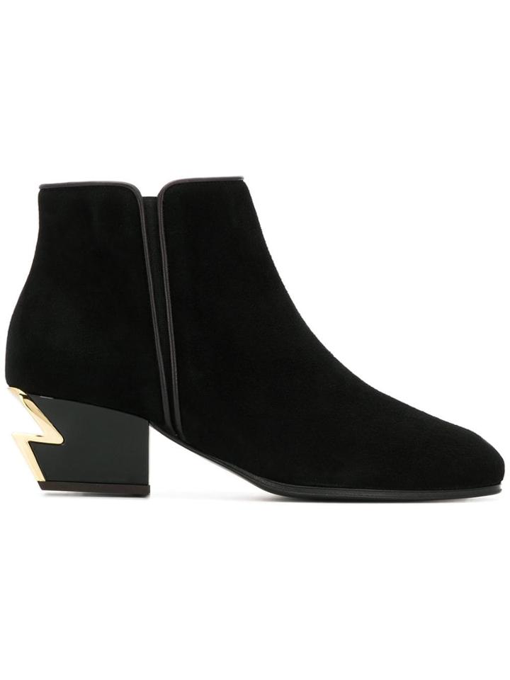 Giuseppe Zanotti Design G-heel Ankle Boots - Black