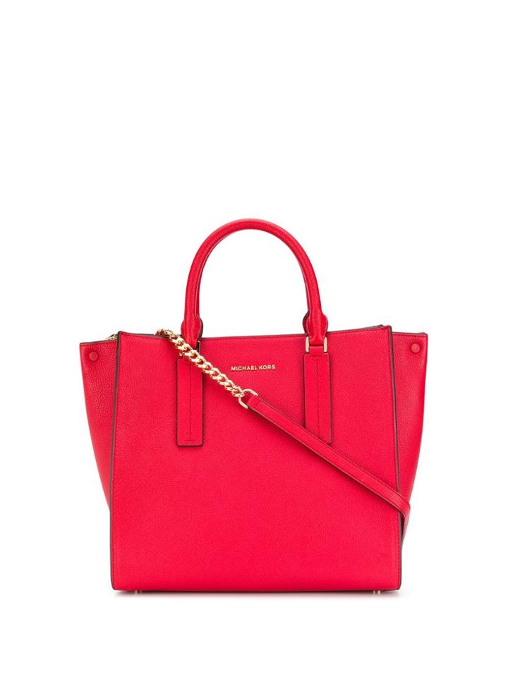 Michael Michael Kors Alessa Tote Bag - Red