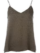 Rta Leopard Jacquard Cami Top