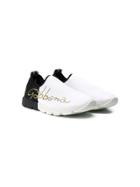 Dolce & Gabbana Kids Teen Slip-on Sneakers - White