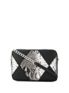 Versace Jeans Couture Diamond Patch Shoulder Bag - Black
