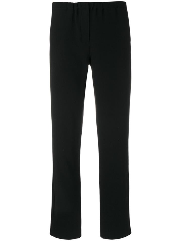 's Max Mara Regular Elasticated Trousers - Black