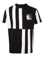 Roundel London Striped Detailing T-shirt, Men's, Size: Small, Black, Cotton