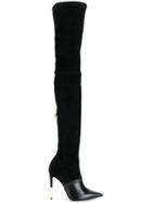 Balmain Amazone Thigh-high Boots - Black