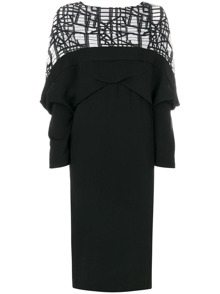 Chalayan Draped Band Dress - Black