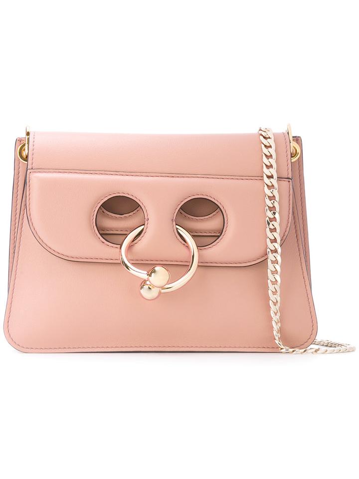 J.w.anderson Small Pierce Bag, Women's, Pink/purple, Calf Leather