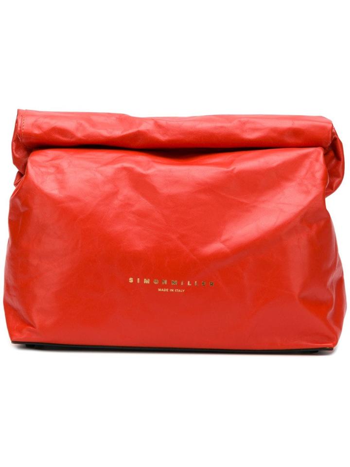 Simon Miller Lunchbox 30 Clutch - Orange