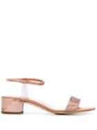 René Caovilla Open Toe Sandals - Pink