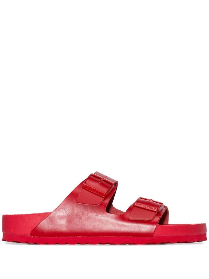 Valentino X Birkenstock Double Strap Sandals - Red