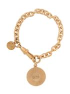 A.p.c. Chain Link Logo Charm Bracelet - Gold