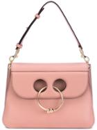 J.w.anderson Medium 'pierce' Bag, Women's, Pink/purple, Calf Leather