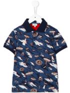 Paul Smith Junior Printed Polo Shirt, Boy's, Size: 10 Yrs, Blue