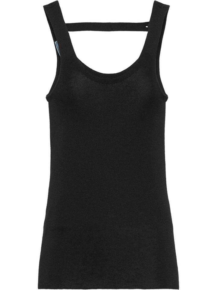 Prada Knitted Vest - Black