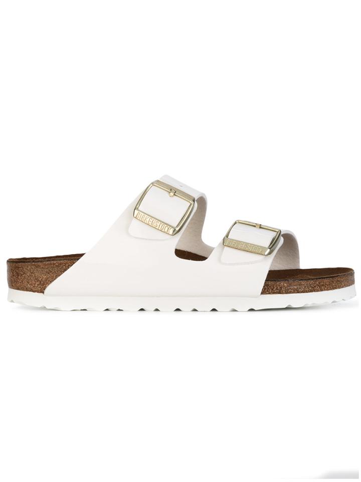 Birkenstock Buckled Sandals - White