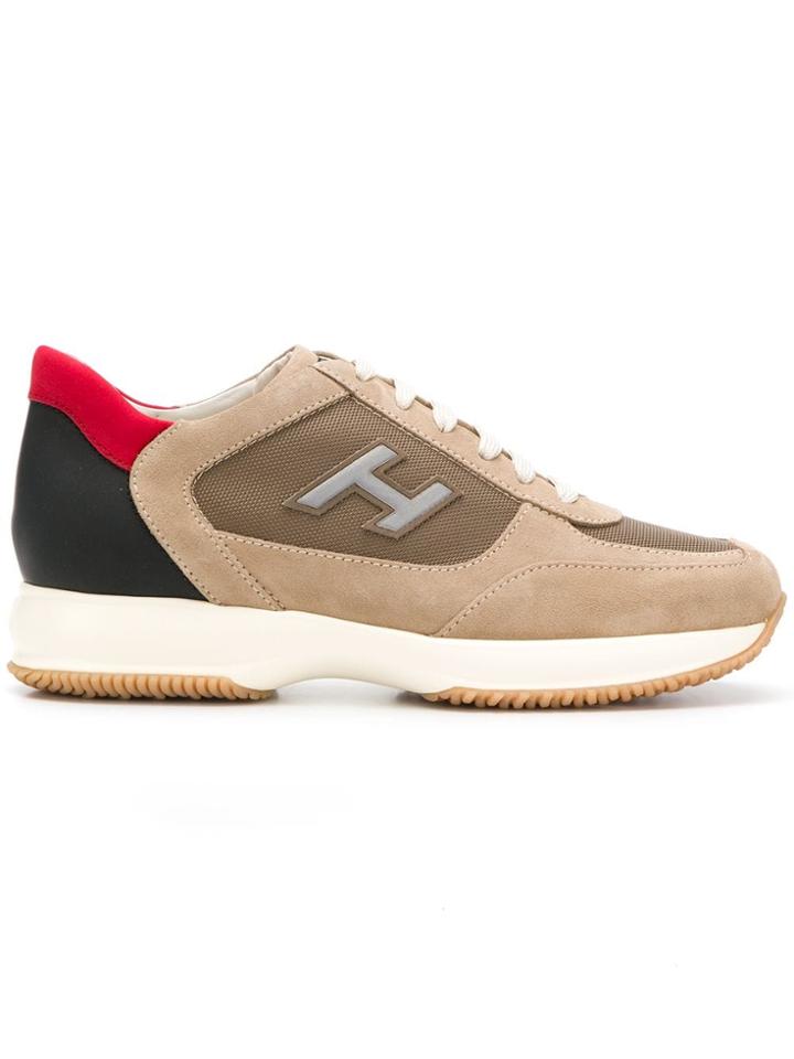 Hogan Logo Sneakers - Neutrals