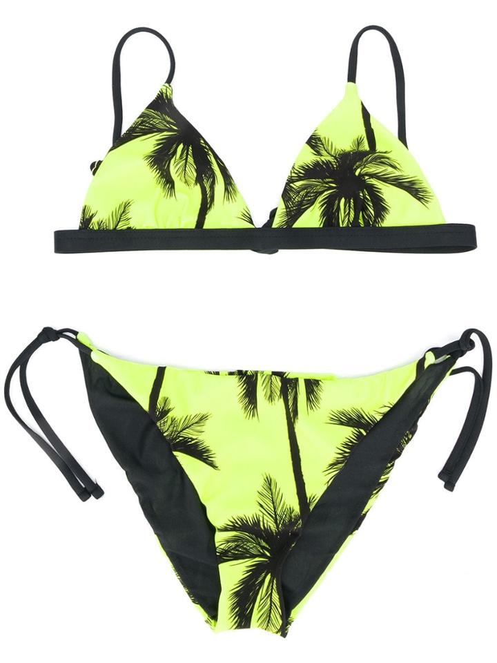 Mc2 Saint Barth Kids Donniet Printed Bikini - Yellow