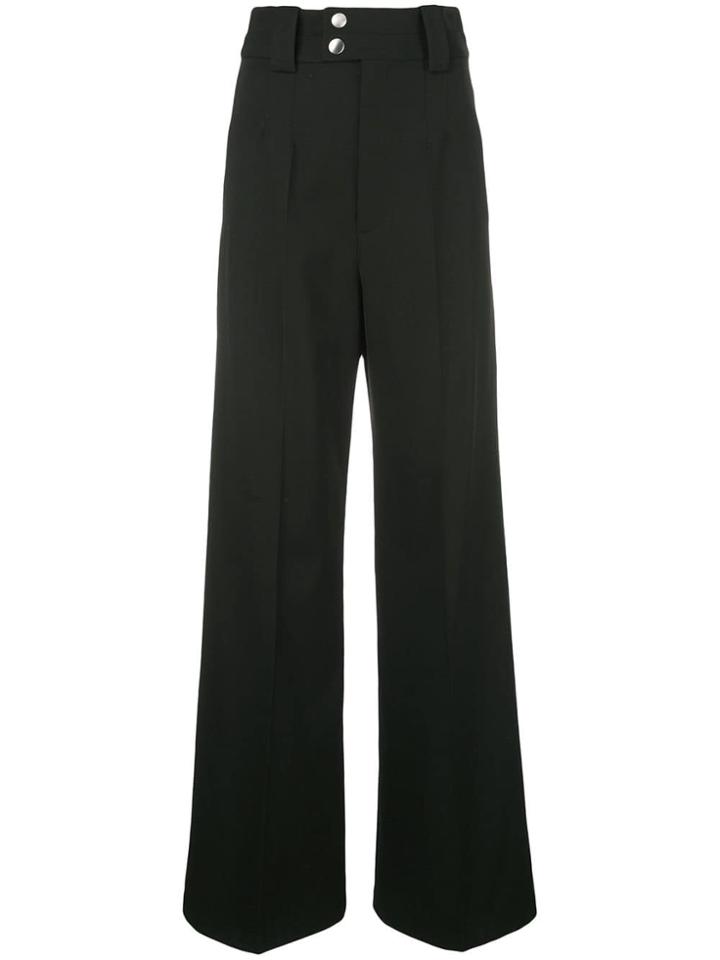 Proenza Schouler High-waisted Palazzo Pants - Black