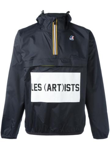 Les (art)ists K-way X Les (art)ists Logo Print Jacket, Adult Unisex, Size: Xl, Black, Polyamide