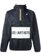 Les (art)ists K-way X Les (art)ists Logo Print Jacket, Adult Unisex, Size: Xl, Black, Polyamide