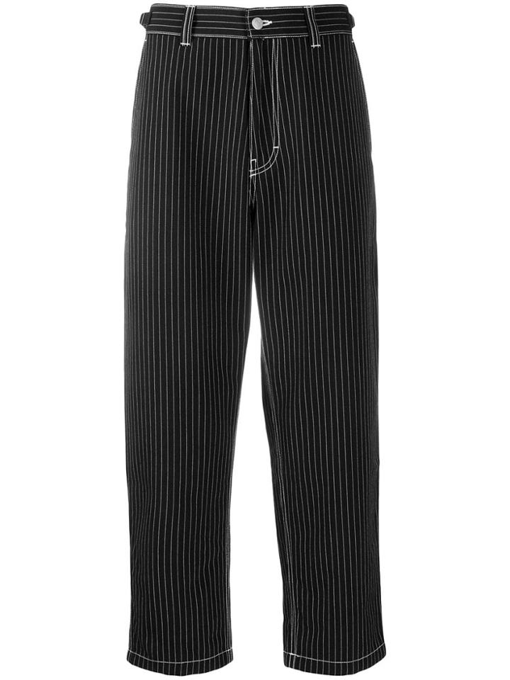 Ami Alexandre Mattiussi Worker Straight Fit Trousers - Black