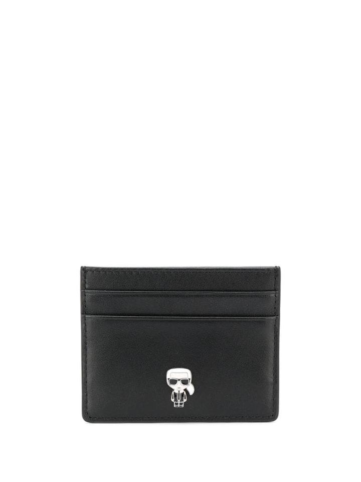 Karl Lagerfeld Ikonik Pin Cardholder - Black