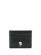 Karl Lagerfeld Ikonik Pin Cardholder - Black