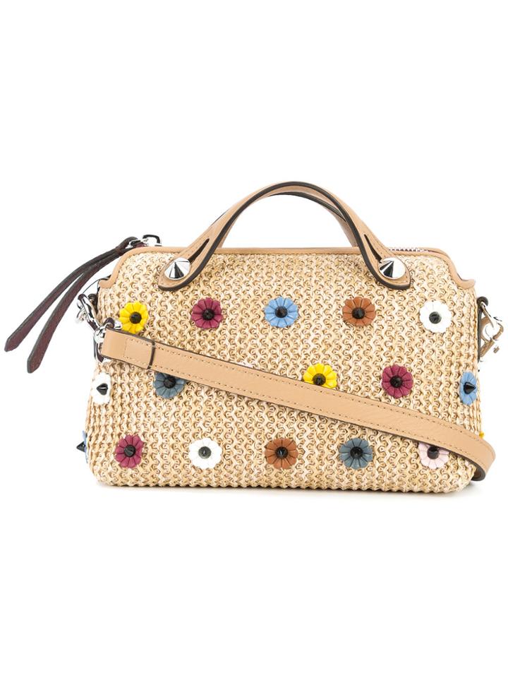 Fendi By The Way Small Embellished Boston Bag - Unavailable