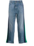 Stella Mccartney Side Stripe Wide-leg Jeans - Blue