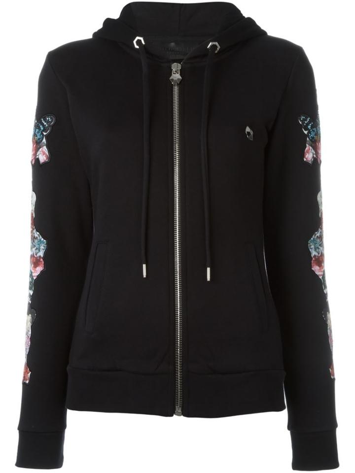 Philipp Plein 'love Murderer' Hoodie, Women's, Size: Small, Black, Cotton