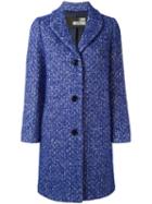 Love Moschino Tweed Buttoned Coat