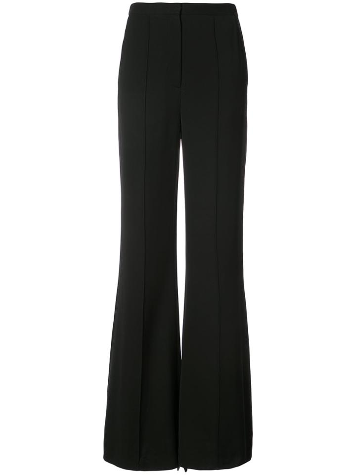 Dvf Diane Von Furstenberg Classic Flared Trousers - Black