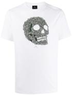 Ps Paul Smith Graphic Skull Print T-shirt - White