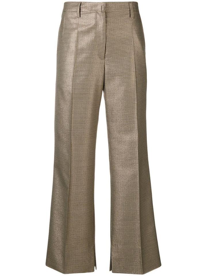 Golden Goose Flared Cropped Trousers - Neutrals