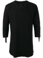 Thom Krom Stitched Panel T-shirt, Men's, Size: Xl, Black, Cotton