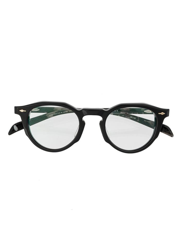 Jacques Marie Mage Round Frame Optical Glasses - Black