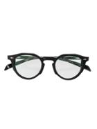 Jacques Marie Mage Round Frame Optical Glasses - Black