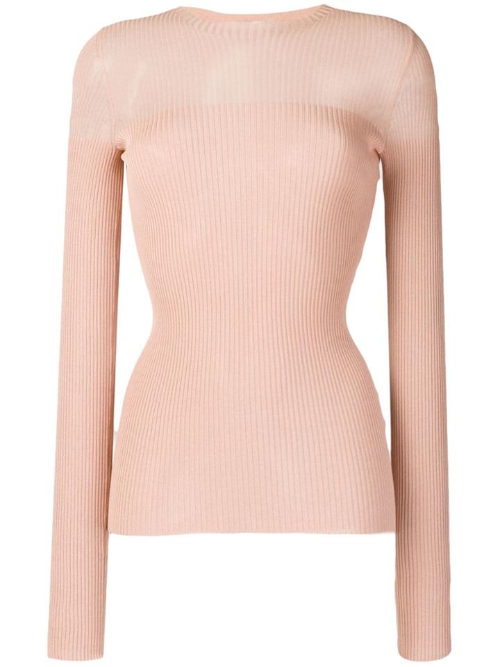 Mrz Ribbed Skinny-fit Sweater - Neutrals