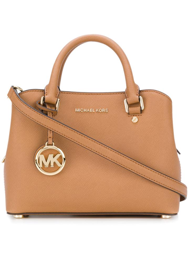 Michael Michael Kors Savanna Small Satchel - Brown