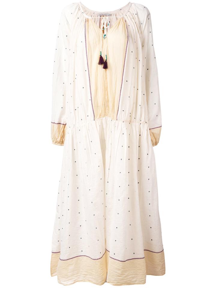 Mes Demoiselles - 'ouria' Dress - Women - Cotton - 38, Nude/neutrals, Cotton